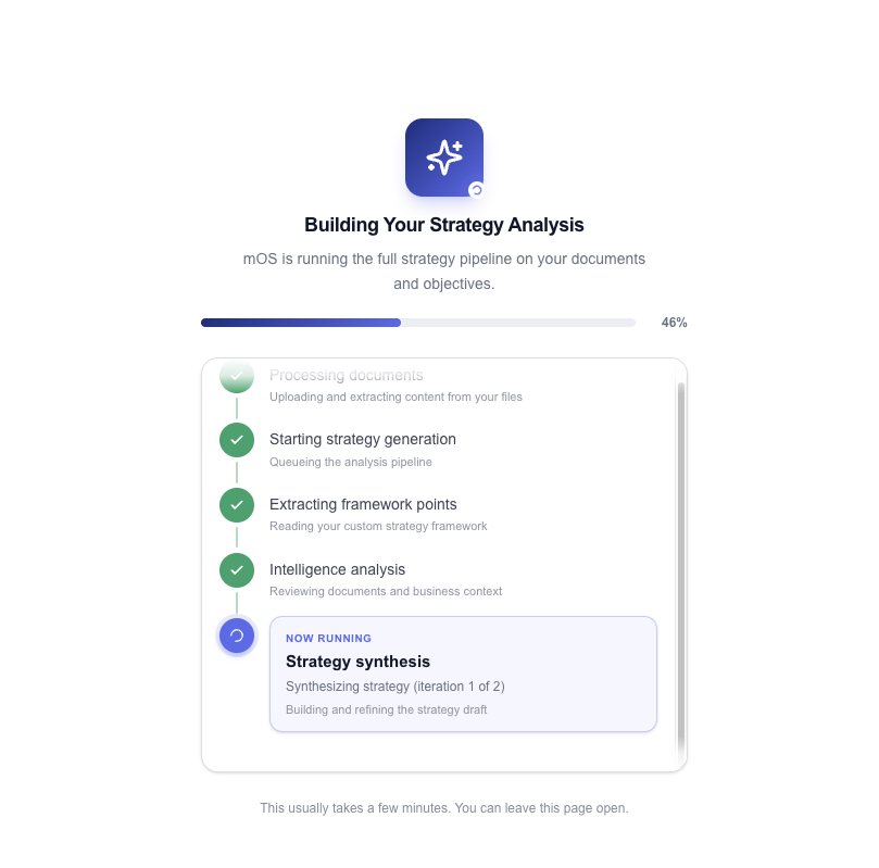 The RELIABL.IT platform showing analysis in progress across categories.