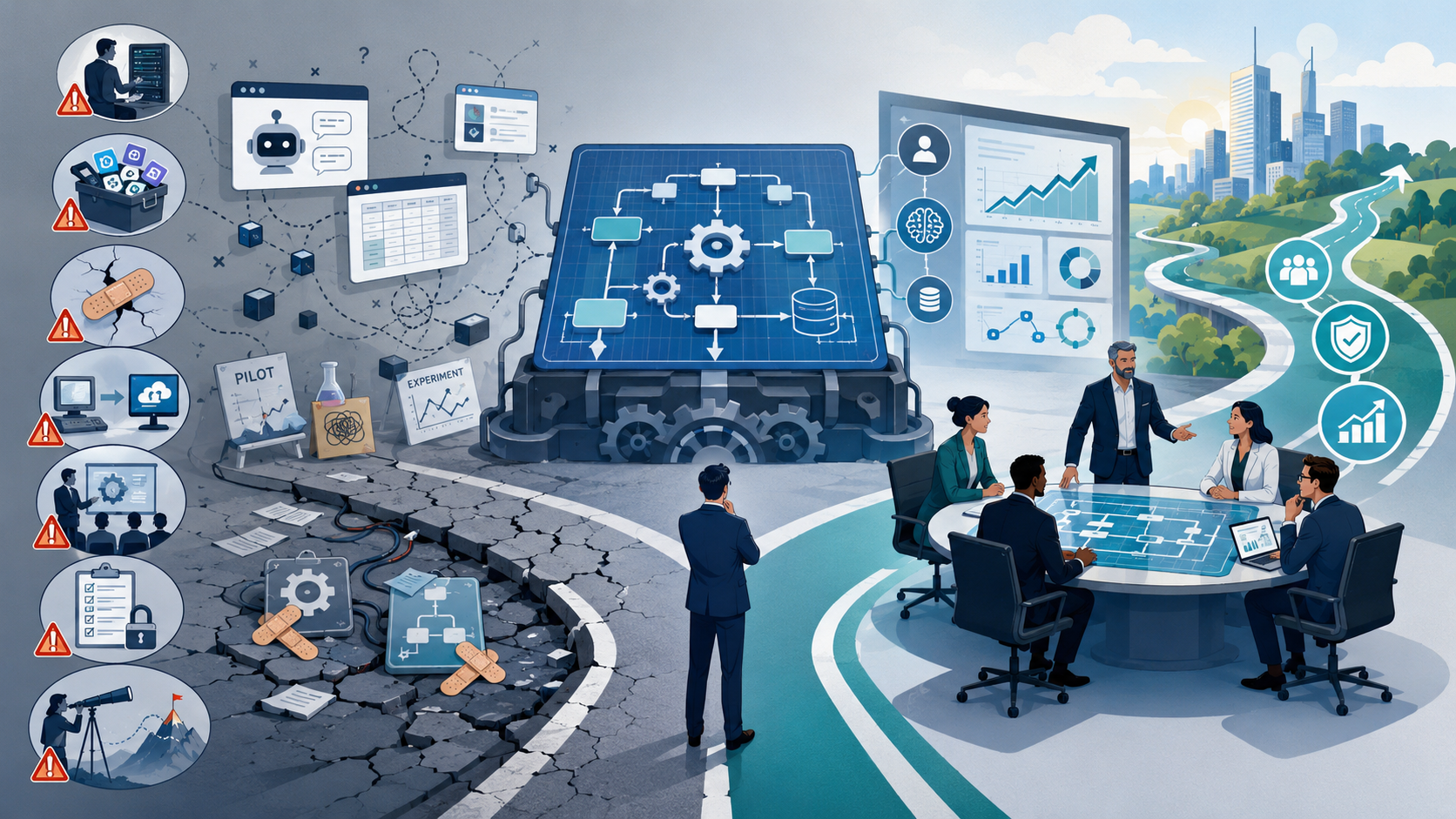 The 7 Deadly Sins of AI Transformation: common pitfalls vs. the path to real competitive advantage